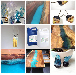 Nhà máy tùy chỉnh 2 gallon Kit tinh thể rõ ràng nhựa <span class=keywords><strong>Epoxy</strong></span> lỏng nhựa - Product Image 5