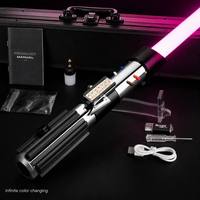 Sabre laser de duel lourd Nexussabers Smooth Swing, poignée en métal CNC Darth Vader, verrouillage XENO Pixel Sword, jouets de cosplay pour enfants