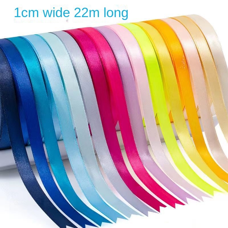 Factory Wholesale 1cm Engraved Carved Satin Lanyards For Gift Cake Baking Wedding Christmas Decorations And Bow Accessories Image 3