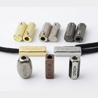 Aglets métalliques robustes gravés sur mesure pour cordons de pantalons, sweats à capuche et lacets