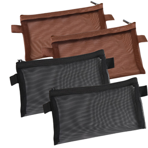 Лидер продаж, модные сетчатые косметические сумки, сумки для макияжа, мешочки для карандашей с пользовательской этикеткой - Product Image 1