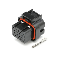 Connecteur étanche automobile LIZONE 3-1437290-7 AMP Superseal Series 26 broches femelle pour signal et alimentation, pas de 1,0 mm, boîtier PBT GF
