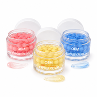 Lot de Crèmes Capsules au Collagène PDRN en Gros, Marque Privée, Anti-Âge, Hydratante et Éclaircissante, avec ADN de Saumon PDRN