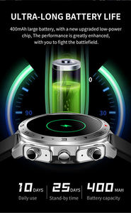 Reloj Inteligente Deportivo 2 en 1 T95 con Respuesta de Llamadas por BT, Reproductor de Música, Brújula, Monitor de Actividad Física, Resistente al Agua IP67, Auriculares - Product Image 5
