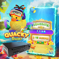 Versión en inglés, compatible con Lunar's Quest Piggy Bank Break, pantalla táctil Vertical personalizada, máquina de habilidad que funciona con monedas, Kits de tablero de juego