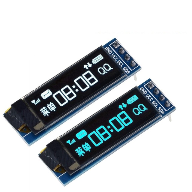 0.91 Inch OLED Module 128X32 OLED LCD LED Display Module White/Blue 0.91" IIC Communicate for Arduino ROHS Certification