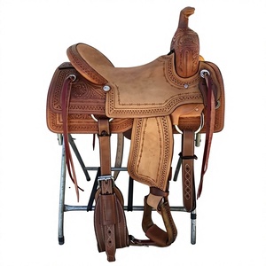 Precio al por mayor BS International Silla de montar inglesa de cuero genuino con diseño de grabado personalizado y estructura de madera ecológica SUS304 - Product Image 3
