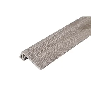 ดีราคาสมเหตุสมผลคุณภาพ PVC ไวนิล Baseboard Skirting บันไดจมูกอุปกรณ์ปูพื้น