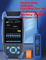 Bei Top Mini-Pro 1310/1550nm SM OTDR Multi-Function Tester UPC RJ45 Port VFL/OPT/OLS Testing 5m-60Km Range 24/22dB Dynamic SC