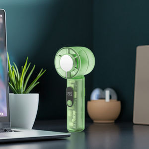 مروحة تبريد صغيرة قابلة لإعادة الشحن USB تصميم قابل للطي لمكتب السفر الشخصي في الهواء الطلق - Product Image 1