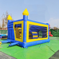 Château gonflable Mickey Puppy avec toboggan, certifié CE, respectueux de l'environnement, garantie 3 ans