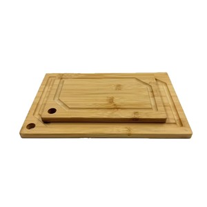 Bamboo Cutting Board <b>Set</b> Rectangle 23x15cm 30.5x20cm 38.5x25.5cm 44x30.5cm For Kitchen Vegetables Fruits Home Use - Product Image 2