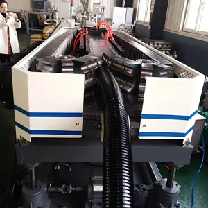 Extrusora de plástico corrugado de nailon, máquina formadora de Tubos de Pared única y Molde, 6 unidades