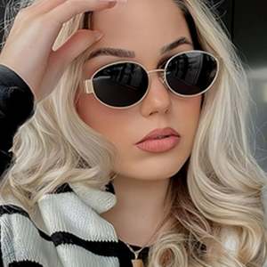 Gafas de Sol Redondas Retro 2025 con Logotipo Personalizado, Montura Pequeña, UV400, Aleación, Ovaladas, para Hombre y Mujer - Product Image 3