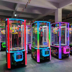 Machine de jeu d'arcade à monnayeur pour parc d'attractions, jeu de rédemption de billets par chute de balles, distributeur de balles rebondissantes - Product Image 1