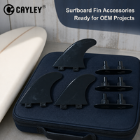 Ensemble de ailerons de planche de surf en plastique détachables, accessoires de remplacement pour planche de surf gonflable, bodyboard, sports nautiques
