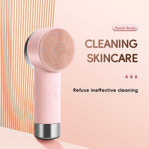 Facial Cleansing Multifunctional Silicone Facial Cleansing <strong>Machine</strong> Portable Wireless Soft <strong>Face</strong> Brush Deep Clean <strong>Ozone</strong> Household - Product Image 4
