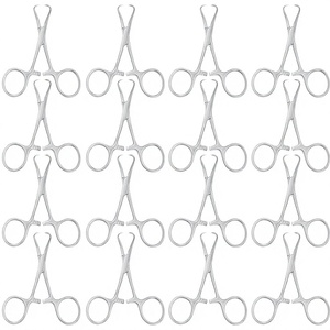 Pince à serviette chirurgicale Backhaus 3,5 pouces 5,25 pouces en acier inoxydable, pince à drap de perforation, instrument CE ISO - Product Image 3