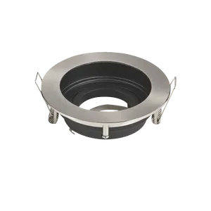 Portalámparas unidireccional niquelado, diseño moderno, fácil instalación, ideal para iluminación decorativa en hogares y - Product Image 1