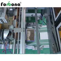 Machine à plier le papier Forbona avec boîte de vitesses PLC et moteur - Haute capacité 40-55 boîtes/min