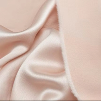 Tessuto Satinato 74% Acetato 26% Poliestere 220gsm, Tessuto Pesante Lucido e Vellutato con Finitura Lucida per Abiti da Sposa