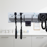 Otoscope médical portable DW-1050 à fibre optique, endoscope pour examen des oreilles et des yeux, kit ENT