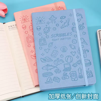 Carnet de notes A5 personnalisé à couverture rigide en cuir 160 g/m² avec agenda, stylo et organisateur de cadeaux, reliure cousue