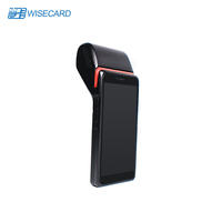 Wisecard WCT-T80 Smart Android POS Terminal Appareil de poche avec imprimante de reçus NFC Connectivité via Bluetooth/WiFi/USB
