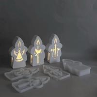 Moule en silicone pour décoration murale de projection en plâtre et ciment M55123 Resurrection
