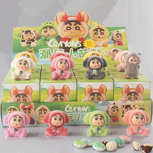 Adorabile Lalubu Mini bambola nuovo cartone animato floccante scatola cieca alto livello di aspetto decorazione da tavolo modello di moda animale tema - Product Image 3