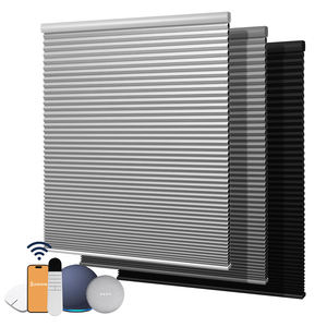 تعتيم ذكي بمحرك أعمى خلوي لاسلكي نمط مخصص كتان قرص العسل - Product Image 1