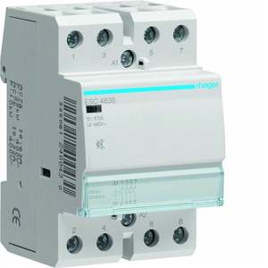ESC463S Personalizzabile con Contattore Hager Silenzioso 63 A 230 V AC 4 NO 3 Moduli DIN - Product Image 1