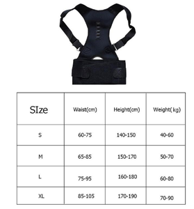 Magnetics Clavícula Hombro Espalda Soporte Brace <span class=keywords><strong>Corrector</strong></span> <span class=keywords><strong>de</strong></span> <span class=keywords><strong>postura</strong></span> <span class=keywords><strong>Chaleco</strong></span> <span class=keywords><strong>para</strong></span> Mujeres Hombres - Product Image 2