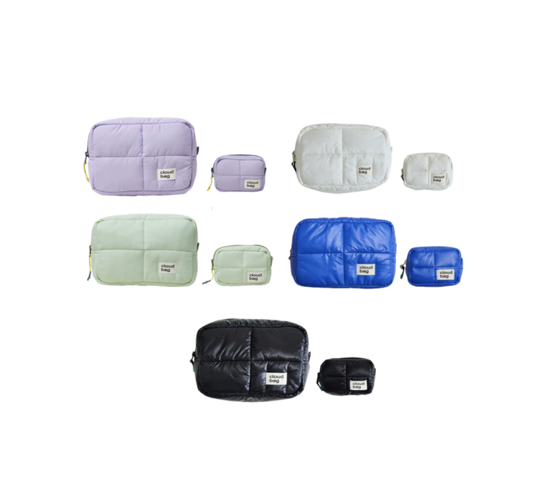 New Portable Green Purple Quilted Make