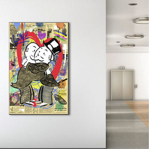 Alec Monopoly The New Street LOVE Series immagine da parete divertente per ufficio soggiorno decorazioni per la casa - Product Image 3