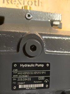 Raccords de pompe à engrenages hydraulique 180 cm³ Connexion 1/4 pouce Fonte A4VG28 A4VG40 A4VG56 A4VG71 A4VG90 A4VG125 R90225571 - Product Image 5