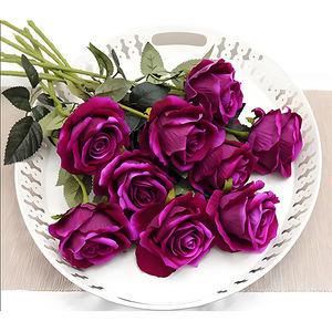 Venta Directa al por Mayor de Flores Artificiales de Rosa de <span class=keywords><strong>Gran</strong></span> Calidad para Decoración de Paredes y Escenarios de Bodas - Product Image 3
