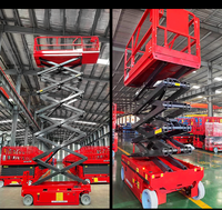 Plateforme élévatrice à ciseaux Zhaosheng GTGZ Chine, 100 kg, autopropulsée, plateforme de travail surélevée, propulsion par batterie, acier inoxydable, 12,2 m