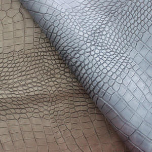 जूते बैग और सोफे के लिए फर्नीचर सजावट के लिए फर्नीचर सजावट के लिए कृत्रिम चमड़े की शीर्ष गुणवत्ता वाले pvc मगरमच्छ नकली चमड़े - Product Image 6