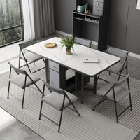 Chaises de table à manger modernes personnalisables Design pliable en bois réglable pour la maison Restaurant Appartement rétractable amovible
