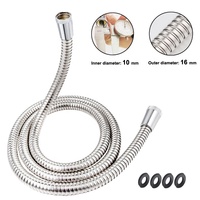 Nouveau support mural en acier inoxydable pour tuyau, ensembles de douches à main en plastique ABS, 7 accessoires modernes pour robinets de salle de bain à effet pluie