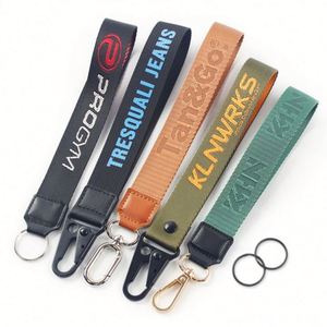 Manufacturer Custom Polyester Black Id Bag With Logo Personalized Embroidered Woven Lanyards - Product Image 5