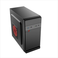 Boîtier PC Gaming Meway en Gros, Tour Moyenne Micro ATX, Limite GPU 340mm, 2 Ventilateurs Préinstallés, Châssis de Bureau, Prix Usine, Vente Chaude