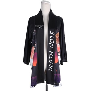 Kimono Personalizzato con Design Ispirato a <span class=keywords><strong>Death</strong></span> <span class=keywords><strong>Note</strong></span>, Produzione di Maglie Cartoon su Misura - Product Image 1
