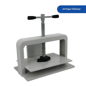 Máquina Manual para Aplanar Papel Tamaño A4, Equipo de Aplanamiento con Presión Ajustable para Encuadernación de Libros y Presionado de Recibos de Oficina - Product Image 1
