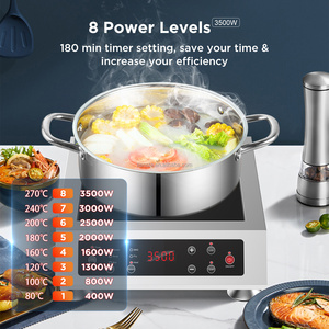 Placa de Inducción Comercial de 3500W, 220V, Portátil, de un Solo Quemador, Multifuncional, <span class=keywords><strong>Estufa</strong></span> Eléctrica - Product Image 2