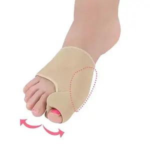 Pemisah jari kaki silikon nyaman, korektor jari kaki nyaman, pelurus jari kaki untuk Valgus