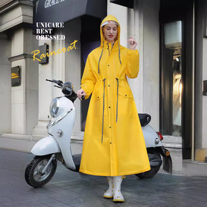 À la mode léger imperméable dames imperméable corps complet à capuche adulte pour <span class=keywords><strong>Poncho</strong></span> pour la randonnée pour EVA voiture électrique <span class=keywords><strong>pluie</strong></span> - Product Image 4