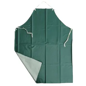 High Quality Oil-proof Yellow Green PVC Apron for Cooking Kitchen