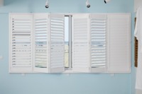 Meilleures ventes : Volets de porte en PVC transparents prêts à l'emploi, volets de fenêtre horizontaux en bois sur mesure, volets intérieurs à lamelles